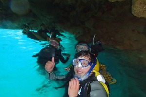 青の洞窟体験ダイビングです！！！