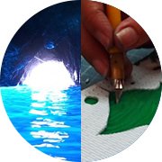 青の洞窟&オリジナル島ぞうり手作り体験